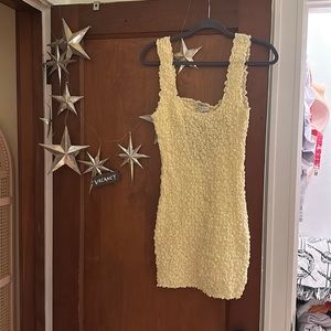 XL Yellow Emory Park Crinkle Dress